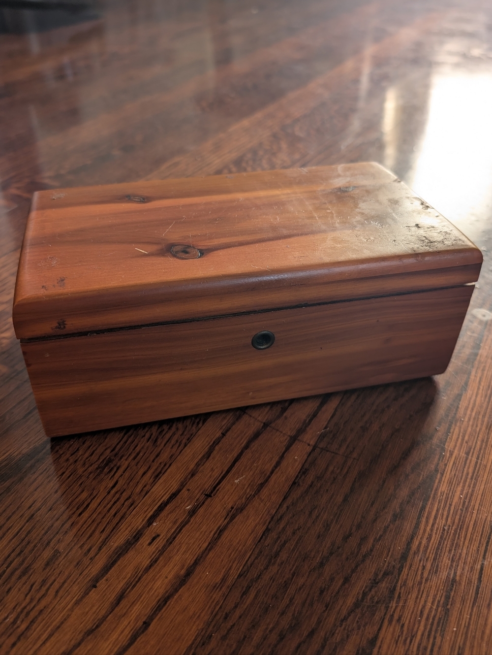 Mini Lane Cedar Chest Jewelry Box Keepsake